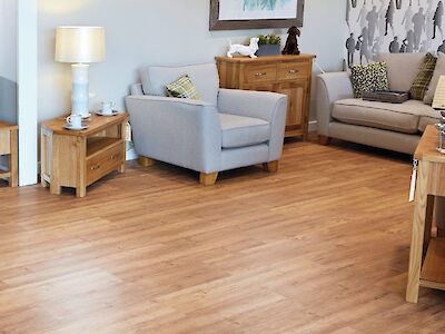 Karndean Wood Effect LVT Flooring: Blush Oak, White Painted Oak, Neutral Oak and Raven Oak