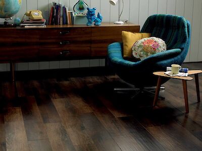 Karndean Wood Effect LVT Flooring: Blush Oak, White Painted Oak, Neutral Oak and Raven Oak